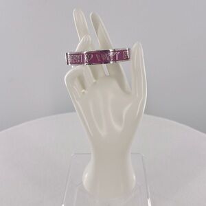 Coach Poppy Purple Bangle Bracelet